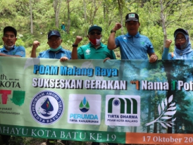 PDAM SEMALANG RAYA BERSINERGI DALAM KEGIATAN YANG BERTAJUK SATU NAMA SATU POHON DI HARI JADI KOTA BATU KE 19