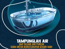 Himbauan Menampung Air saat Jam Puncak Pemakaian