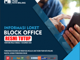 Informasi Loket PDAM Kota Malang di Block Office Resmi Tutup