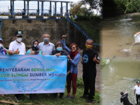 PERUMDA AIR MINUM TUGU TIRTA KOTA MALANG SEBAR 16.000 BENIH IKAN