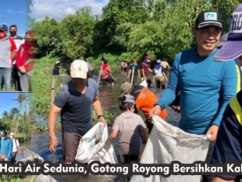 Sambut Hari Air Sedunia, Gotong Royong Bersihkan Kali Wendit