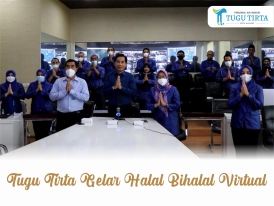 Tugu Tirta Gelar Halal Bihalal Virtual