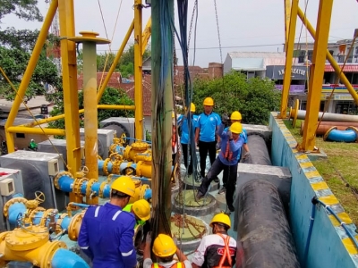 Tak Tinggal Diam, Tugu Tirta Kebut Normalisasi Layanan Wendit 3