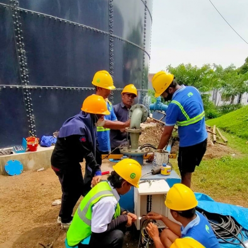 Atasi Keterbatasan Air Baku, Tugu Tirta Optimalkan Watertank Joyoagung