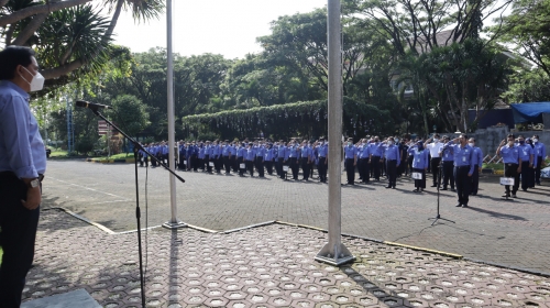 Diawali Apel Pagi, Tugu Tirta Langsung Tancap Gas