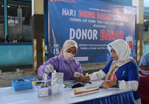 Tugu Tirta Peringati Hari Donor Darah Sedunia dengan Aksi Nyata