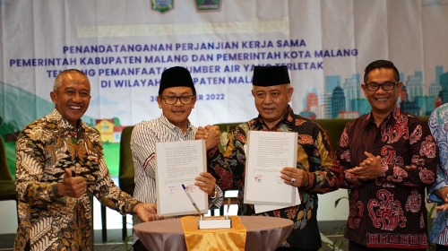 Hadiah Akhir Tahun, Pemkot dan Pemkab Malang Sepakati PKS Baru Sumberpitu dan Sumber Wendit