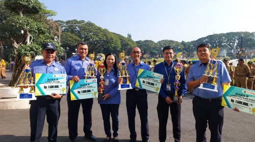 Tugu Tirta Panen Tropy Juara Lomba Pemkot Malang 2024