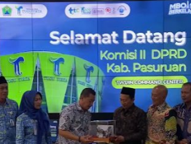 Tekad Tingkatkan PAD, DPRD Kabupaten Pasuruan Studi Tiru ke Tugu Tirta
