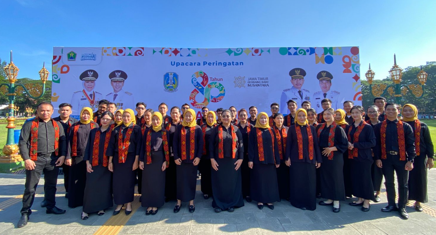 Bahana Swara Tugu Tirta Semarakkan Upacara Hari Jadi Provinsi Jawa Timur Bahana Swara Tugu Tirta Semarakkan Upacara Hari Jadi Provinsi Jawa Timur