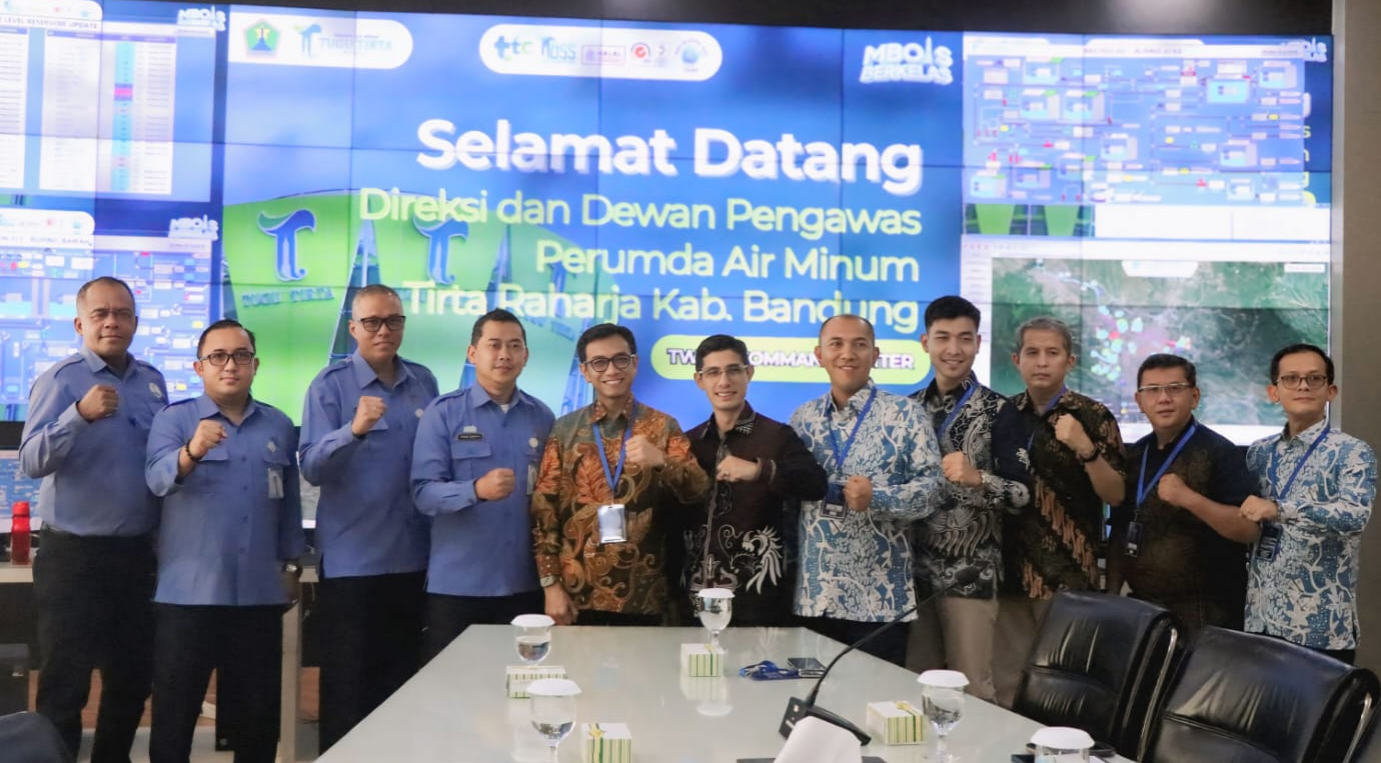 Tingkatkan Efisiensi Operasional, Tirta Raharja Bandung Studi Tiru ke Tugu Tirta