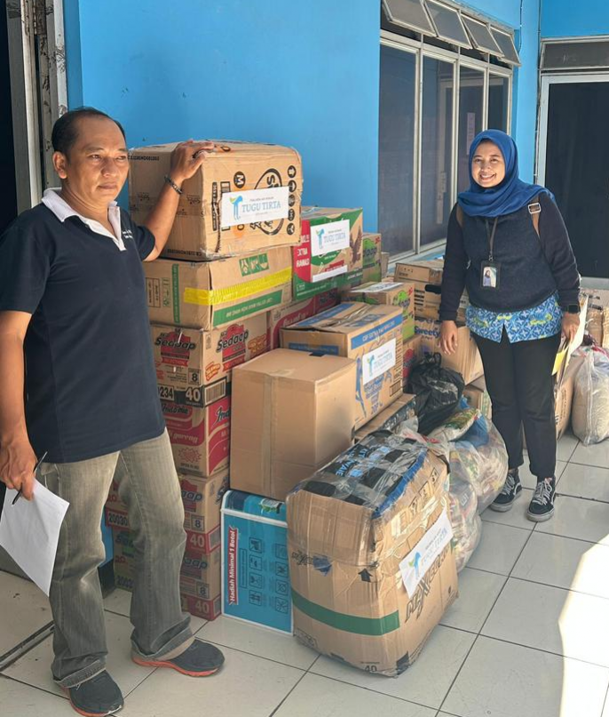 Keluarga Besar Tugu Tirta Galang Bantuan untuk Penyintas Bencana di Sumatera