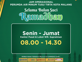 Jam Operasional Selama Ramadan Disesuaikan, Layanan Tugu Tirta Tetap Optimal