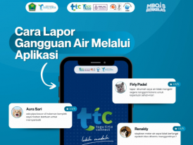 Begini Cara Lapor Gangguan Layanan Melalui Aplikasi Tugu Tirta Connect