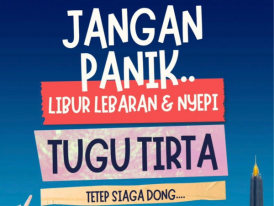 Jangan Panik! Libur Nyepi & Lebaran, Tugu Tirta Tetap Siaga Dong