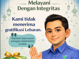 Tugu Tirta Melayani dengan Integritas